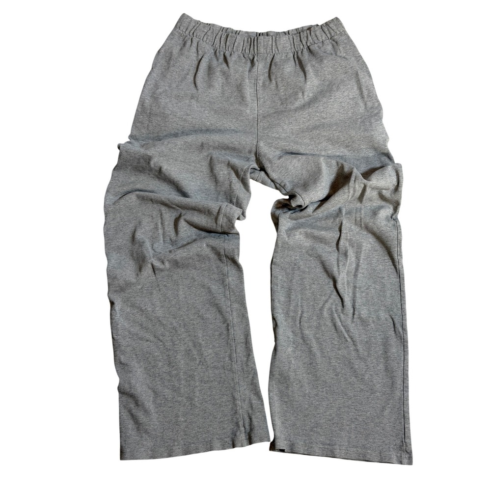 Brandy Melville Anastasia Sweatpants Heather Grey Wide Leg Cotton Joggers
